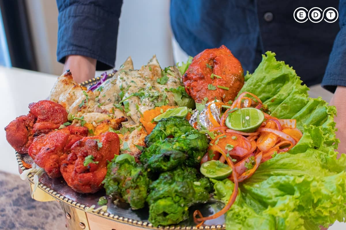 นายจ๊ะนายจ๋าาา ไปกินอาหารอินเดียกันดีกว่า @Mama Restaurant 10 non-veg tandoori platter - mama restaurant by EDT