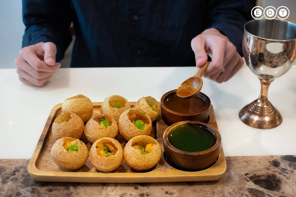 นายจ๊ะนายจ๋าาา ไปกินอาหารอินเดียกันดีกว่า @Mama Restaurant 5 pani puri - mama restaurant by EDT