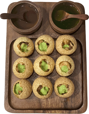 Pani puri plateset a1