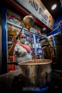 Mama Restaurant cooking burji